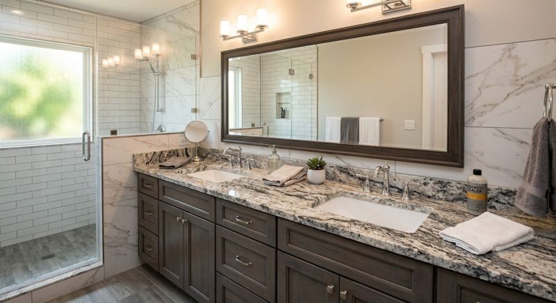 Granite Shower Installation in Bandera, TX